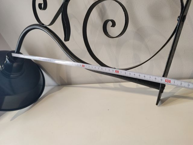 Farol antiguo de exterior esmaltada