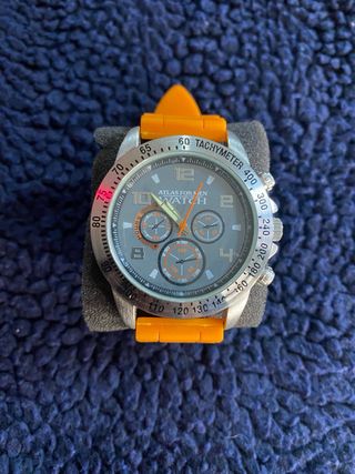 Reloj Atlas para Hombre Correa Naranja