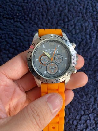 Reloj Atlas para Hombre Correa Naranja