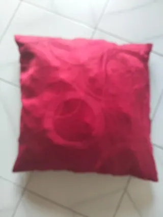 Cuscino grande rosso