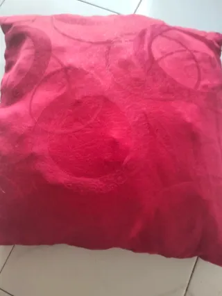 Cuscino grande rosso