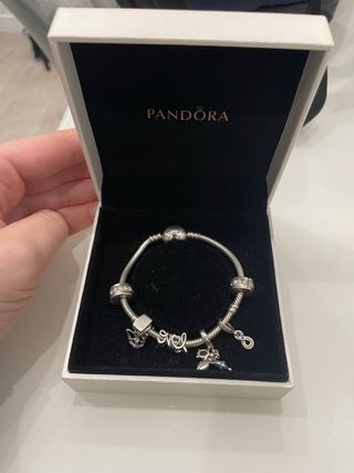 Pulsera Pandora Plata con Charms