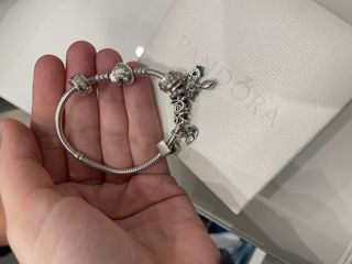Pulsera Pandora Plata con Charms