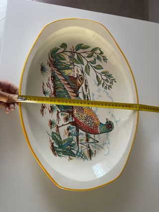 Piatto da portata con fagiano