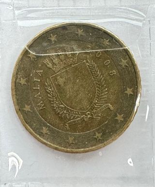 Moneta 0.50 cent.euro Malta 2008