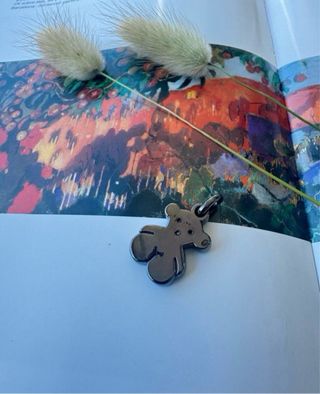 Colgante Tous Sweet Dolls Dark Negro/Plata