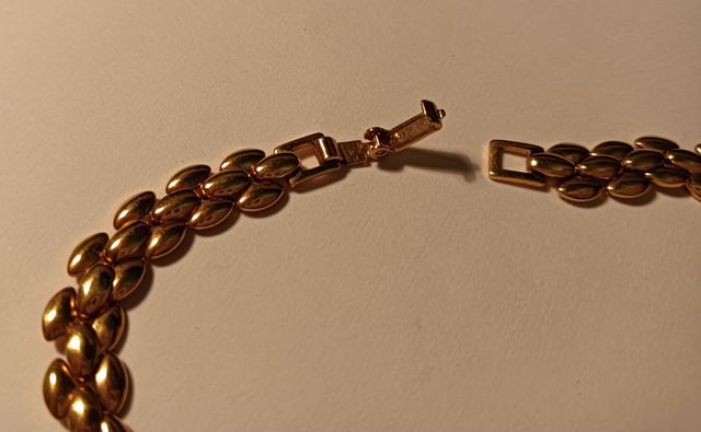 Collar Chapado Oro 22K Zafiros Naturales