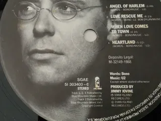 Vinilo U2 Rattle and Hum