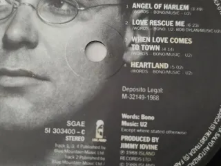 Vinilo U2 Rattle and Hum