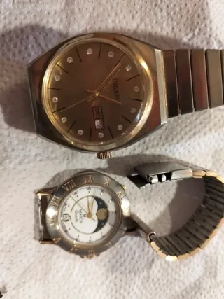 2 Relojes Orient y M Watch