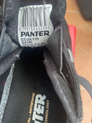 Zapatos de seguridad Panter Negros