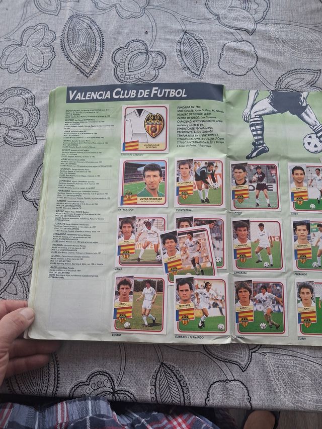 Album Liga 89-90 Football Primera División