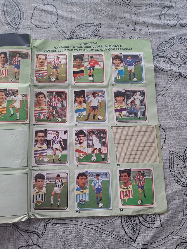 Album Liga 89-90 Football Primera División