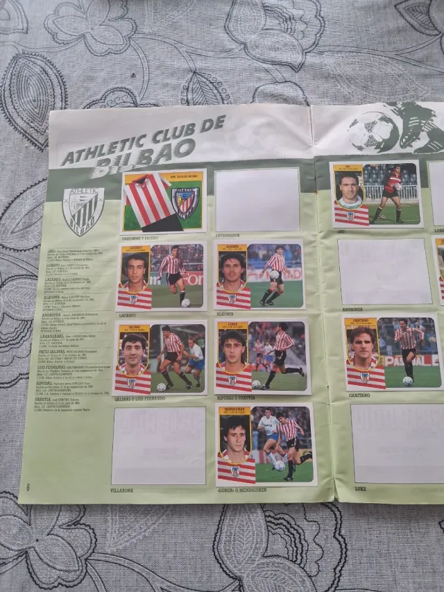 Album Liga 91-92 Football Primera División