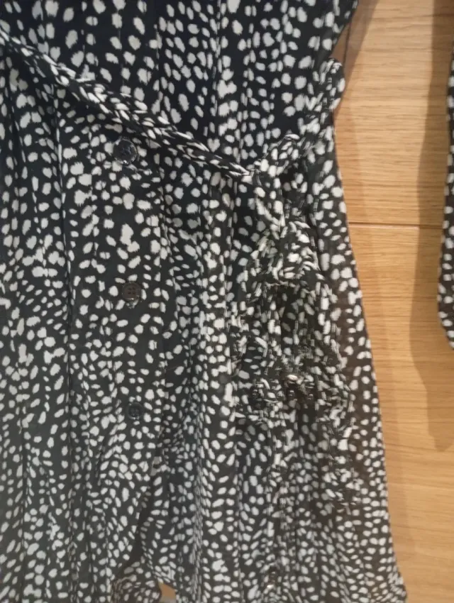 Vestido camisero Zara con cinturón