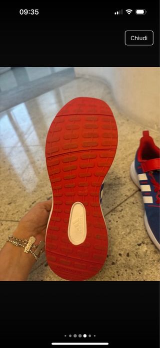 Scarpe Adidas Marvel Spider-Man Strappo 39.5