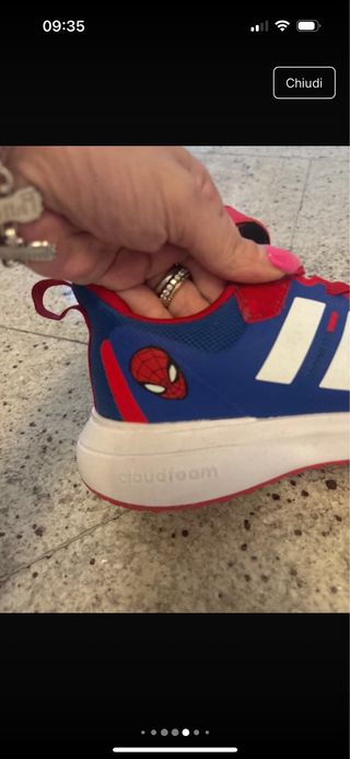 Scarpe Adidas Marvel Spider-Man Strappo 39.5