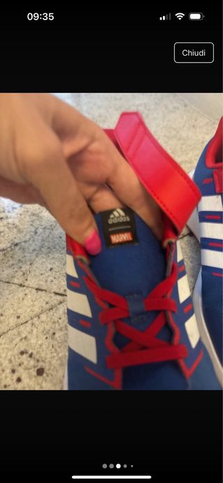 Scarpe Adidas Marvel Spider-Man Strappo 39.5