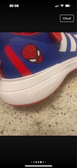 Scarpe Adidas Marvel Spider-Man Strappo 39.5