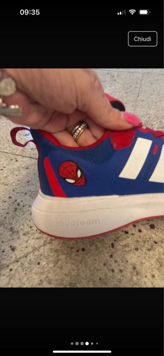 Scarpe Adidas Marvel Spider-Man Strappo 39.5