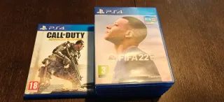 Mando PS4 Azul + 13 Juegos Físicos