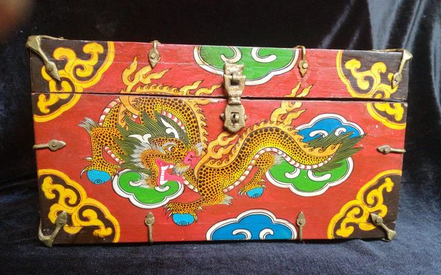 Caja Tibetana Dragón