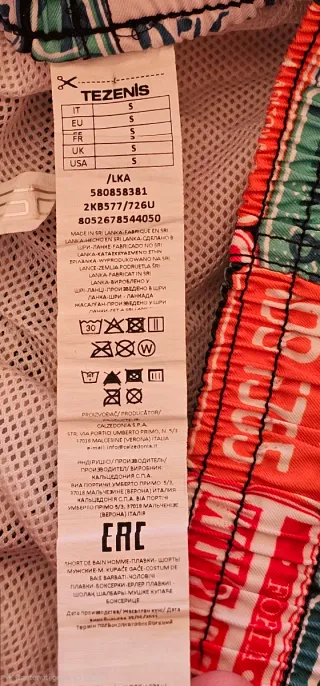 Costume da bagno per ragazzi taglia S