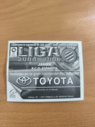 Cromo Dani Jarque RCD Espanyol 2004-2005