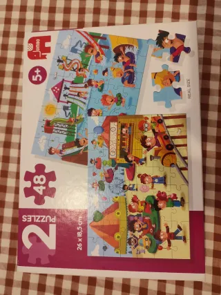 2 Puzzles Jumbo 48 piezas +5 años
