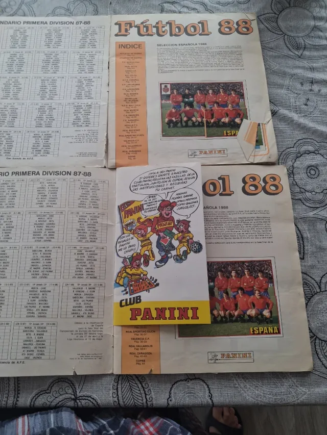 Album Fútbol 88 Panini