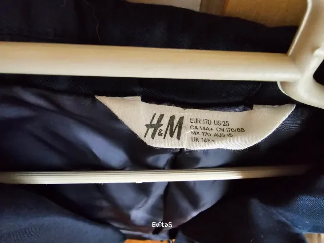 Americana azul marino h&m  talla 14+