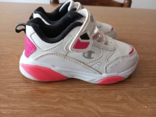 Scarpine bimba Champion bianche con luci
