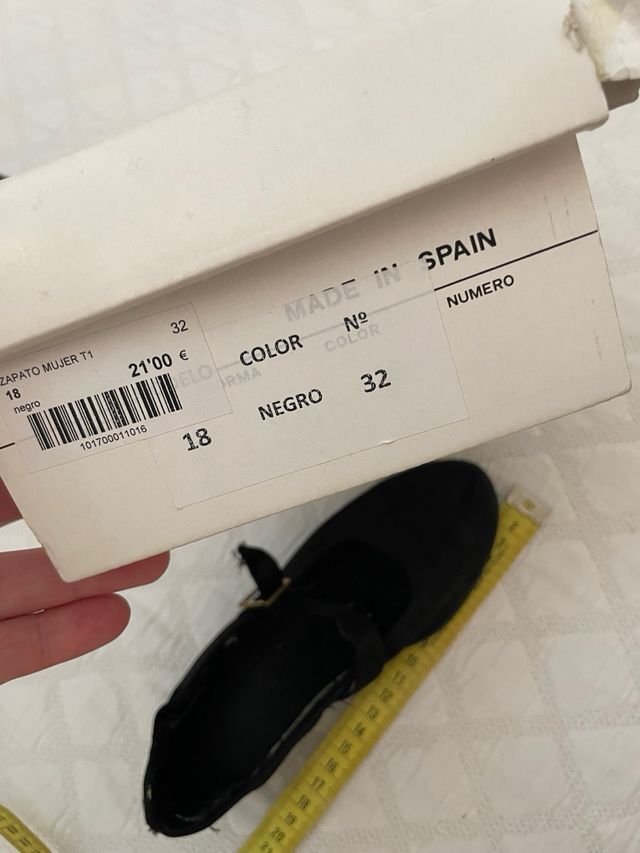 Zapato salón niña regional negro num 32