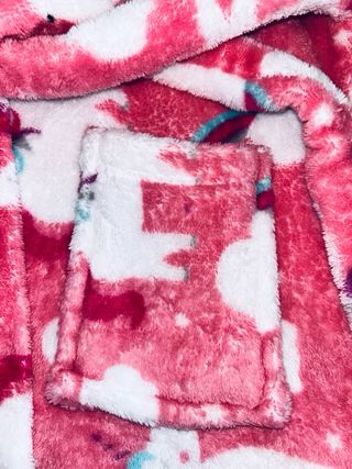 Albornoz infantil unicornios