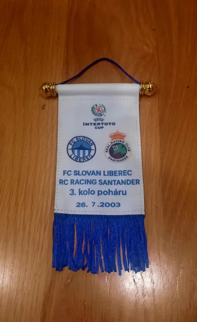 Banderín Racing Santander UEFA Intertoto