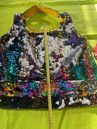 Borsa paillettes + accessori