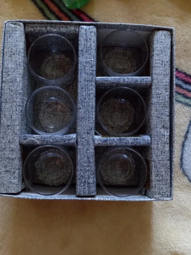 Vasos de chupito de cristal