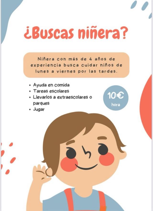 Niñera/Canguro/repaso
