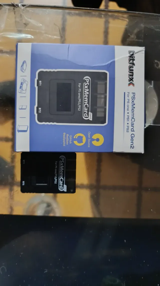 Bitfunx PSxMemCard Gen2 para PS1/PS2