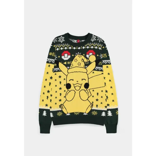 Maglione natalizio Pikachu cozy aesthetic