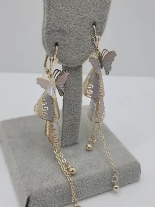 Pendientes Gold Filled Mariposa