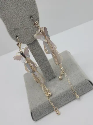 Pendientes Gold Filled Mariposa