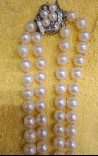 Collar 2 vueltas perlas cultivadas