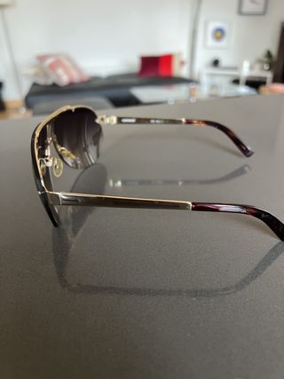 Gafas de sol Carrera Aviador Marrón y Dorado