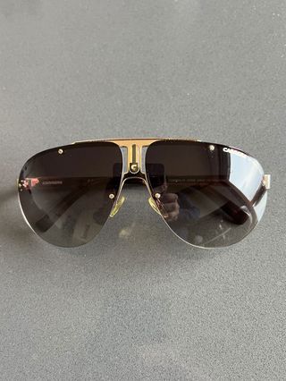Gafas de sol Carrera Aviador Marrón y Dorado