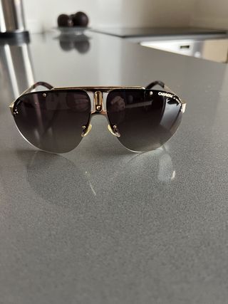 Gafas de sol Carrera Aviador Marrón y Dorado
