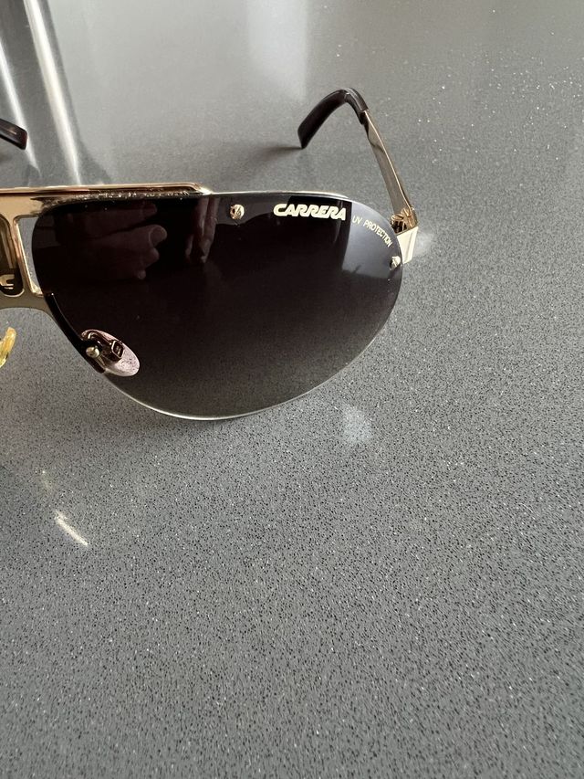 Gafas de sol Carrera Aviador Marrón y Dorado
