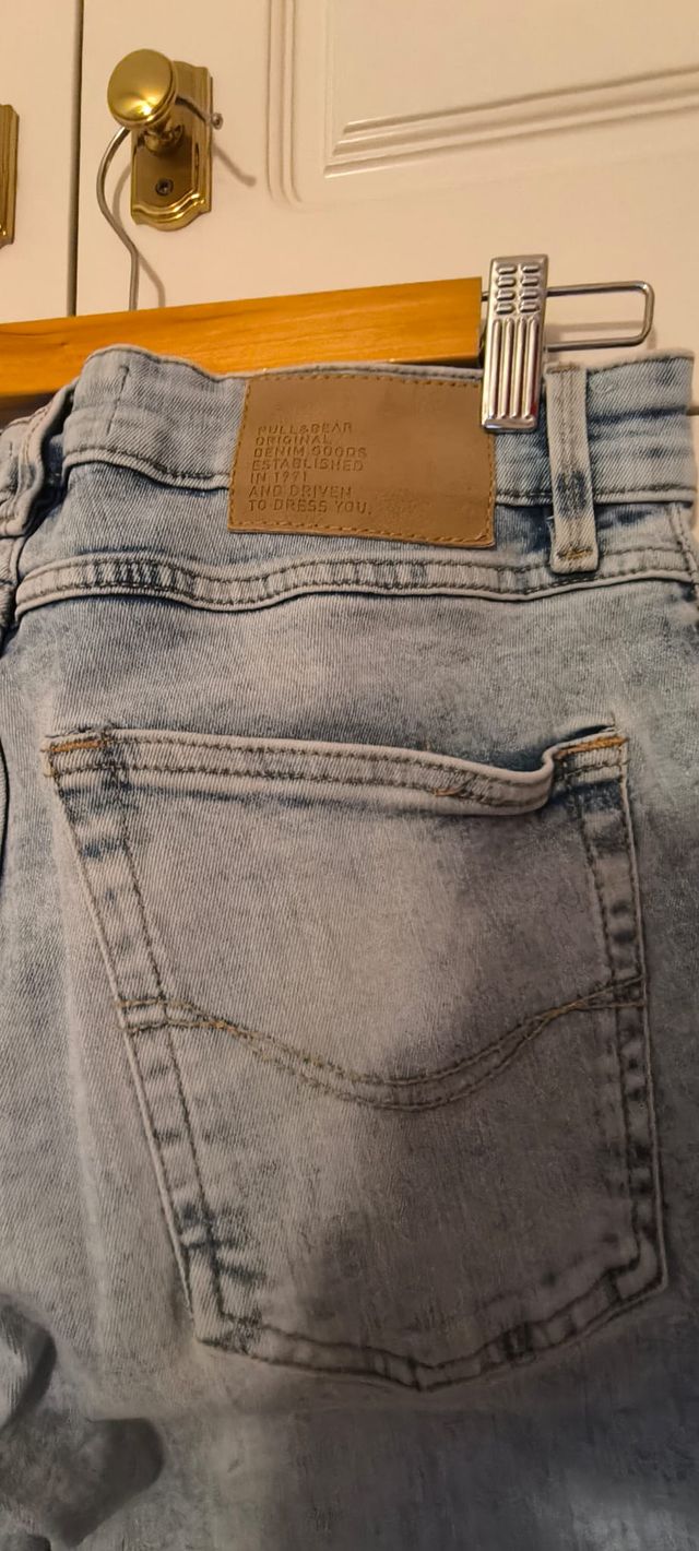 Pantalón vaquero Pull&Bear hombre talla 38
