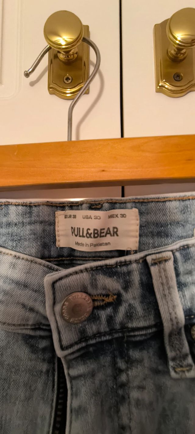 Pantalón vaquero Pull&Bear hombre talla 38