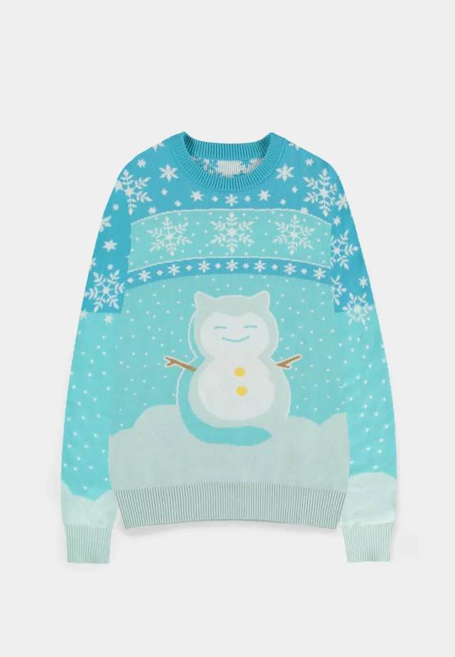 Maglione natalizio azzurro Pokémon cozy